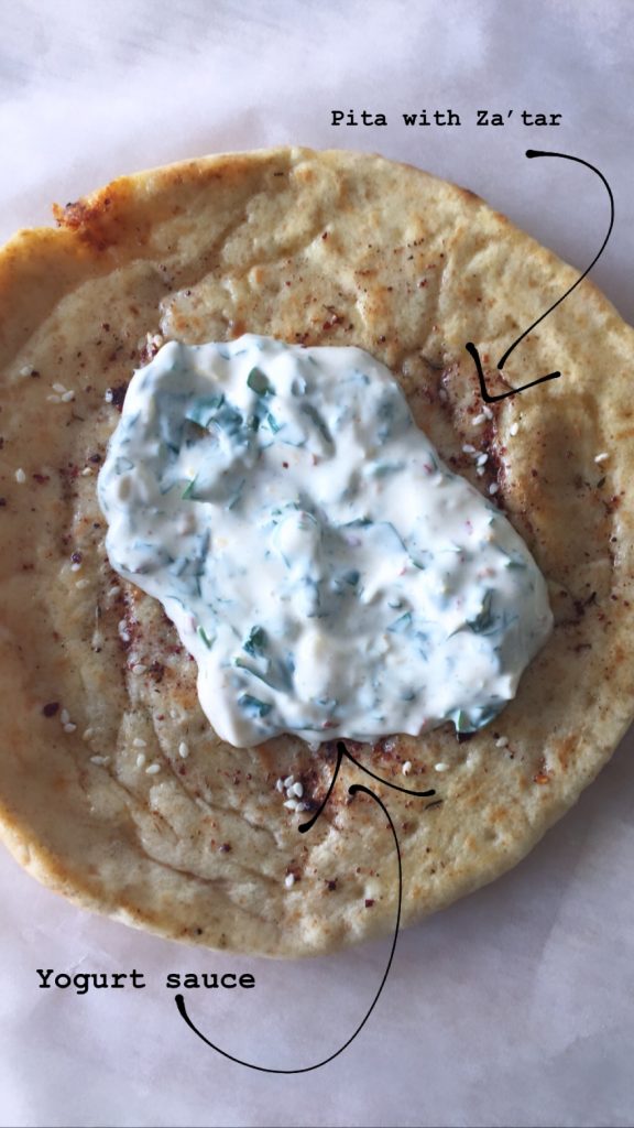 Middle Eastern Chicken Flatbread