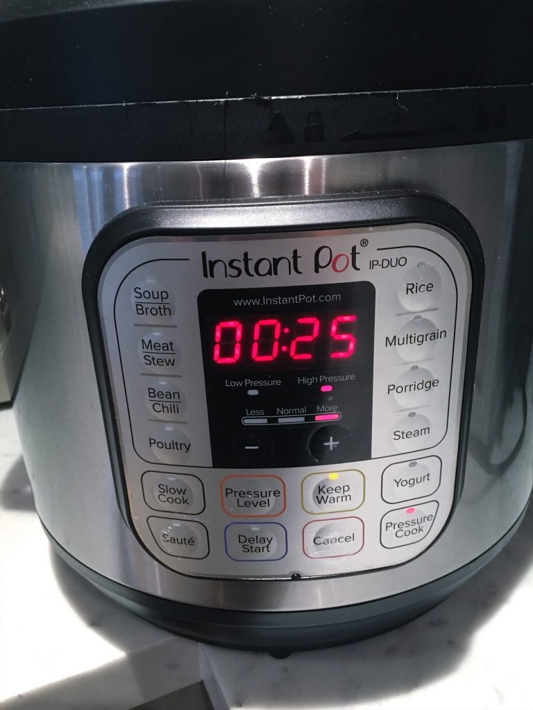 instant pot with 25 minute timer for instant pot ribs recipe
