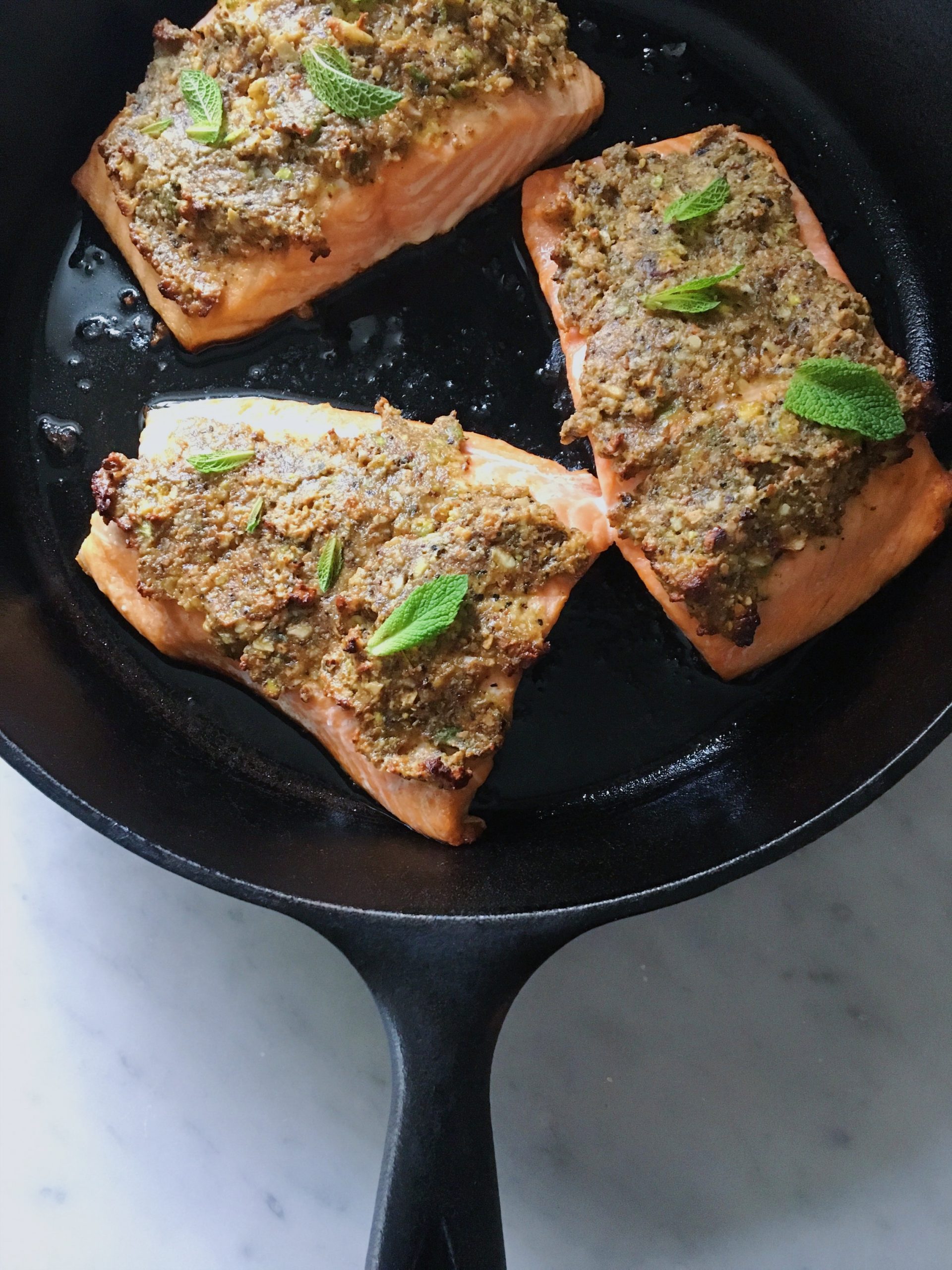 Pistachio Crusted Salmon Recipe