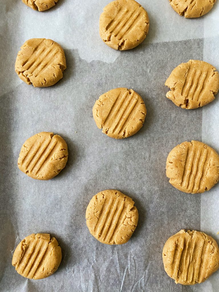 Creamy Cashew Chocolate Cookie before being dipped in chocolate