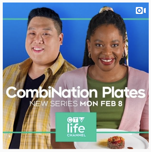 chef, tv personality and on camera coach for camera shy people Bianca osbourne's show Combination Plates